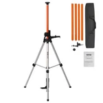 Vevor Laser Level Tripod 1/4"-20 & 5/8"-11 Thread 40.94-133.85 In Height Adjust. Fixed Price $52.99.