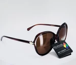 Giselle PZ-GSL22312 Brown Womens Classic Round Full Rim Sunglasses Amber Lens. Fixed Price $7.49.