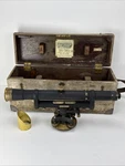 Antique Construction Surveyor Keuffel & Esser Transit Level Wood Box 72694. Fixed Price $175.00.