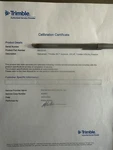 Trimble S9 Dr Hp Robotic Total Station 1" Sec With Calibration Certificate!. Fixed Price $21500.00.