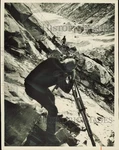 1970 Press Photo Engineers Survey Site Of Hydro-electric Power Station Nurek.. Fixed Price $24.99.