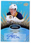 14-15 Trilogy Jake Mccabe /399 Auto Rookie Level Toronto Maple Leafs 2014. Fixed Price $9.71.