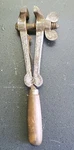 Theile Quack German Vintage Clamp Vise Wood Handle Wingnut Moves Easily. Fixed Price $30.00.