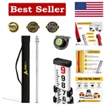 16 Ft Aluminum Telescoping Grade Rod Dual-sided 5-SECTION Leveling With 8T. Fixed Price $57.71.