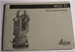 Wild Heerbrugg T2 (mod) Gebrauchsanleitung Original. Fixed Price $25.00.