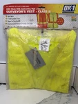 OK-1 Class Ii High Visibility Surveyor's Vest Lime Green 5 Pockets 3XL Ok-svlmo. Fixed Price $11.99.
