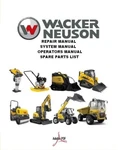 Wacker Neuson-repair Manual-parts Book-operators. Fixed Price $105.00.
