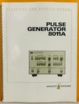 Hp 08011-90001 1973 8011A Pulse Generator Operating & Service Manual.. Fixed Price $39.99.