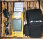 Topcon GMS-2 Gis Receiver, 3 Batteries, Soft Case, Stylus & Charger. Powers. Fixed Price $300.00.