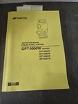 Topcon GPT-3000W Instruction Manual. Fixed Price $30.00.