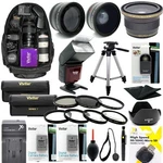 Nikon D3300 D3200 D5300 D5200 Dslr Camera Everything You Need Hd Accessory Kit. Fixed Price $166.96.