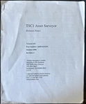 Trimble Navigation TSC1 Asset Surveyor Release Notes October 1998 Revision. Fixed Price $5.89.