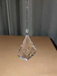 (25) Pcs Clear Maple Leaf Shaped Acrylic Prism And Spaghetti Pendant. Fixed Price $9.95.