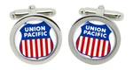 Union Pacific Crest Cufflinks Chrome Box. Fixed Price $28.20.