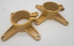 Kit Of Trimble MS992 MS995 MS996 Cat Yellow Mast Bracket Mount. Fixed Price $175.00.