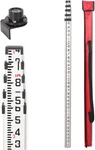 Aluminum Surveyor Rod Telescoping Leveling 16FT 5 Section Dual Sided Grade. Fixed Price $64.83.