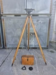 Vtg David White Surveying Transit Level W/ Wooden Tripod & Case, Antique. Fixed Price $599.95.