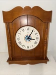 Vtg. Welby Maple Wood Wall Clock. Battery Operated. Fixed Price $100.00.