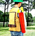Seco Wire Marker Flag Bag 21" Survey Layout Presco Cordura Shoulder 8093-00-ORG. Fixed Price $35.95.