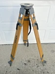 Sokkia Heavy-duty Fiberglass Wood Surveying Tripod Adjustable 44" 68". Fixed Price $124.99.