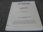 Topcon 110/150 Agricultural System Console Operator Manual Pn 725717790. Fixed Price $113.58.