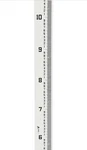 Adirpro 7" Wide Stream Gauge - Heavy Duty Staff Rain All Weather 5.5' 10.5'. Fixed Price $78.88.