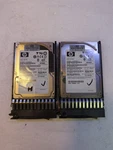 2X Hp 430165-003 DG146BB976 146GB 10K Sas 2.5" Hdd W/ Tray 432320-001 Tested. Fixed Price $19.11.