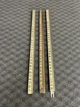 Vintage Wood Measuring Stick Rule Survey Grade Rod Extending Story Pole Transit. Fixed Price $79.99.