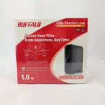 Buffalo Linkstation Live 1TB Nas Network Storage LS-X1.0TL V2 New Sealed Black. Fixed Price $99.95.
