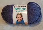 Bernat Wool-up Bulky Yarn 80% Acrylic 20% 6 Oz. Denim Jean 50114. Fixed Price $7.95.
