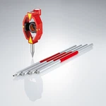 Original Leica GMP111 Mini Prism With Aluminum Pole For Surveying Total Station. Fixed Price $150.00.