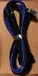 Black And Blue 24 Pin Computer Power Cable Sleeved Multiple Connectors. Fixed Price $22.60.
