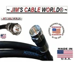 Jimscableworld 15 Ft Digital Hd Quality Black 75 Tri-shield Rg 6 Coaxial. Fixed Price $8.49.