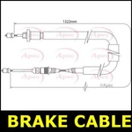 Handbrake Cable Parking Rear Left For Clio Iii 1.6 05- 14 CHOICE1/2 Petrol Apec. Fixed Price $30.89.