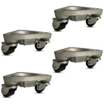Set Of Aluminum Tri-wheel Dolly HQ2127-AL 2400-LB Capacity 2" Black Polyol. Fixed Price $541.19.