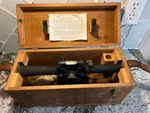 Vintage C.l. Berger & Sons Surveyor Transit Level W/ Wood Case Antique Scope. Fixed Price $179.95.