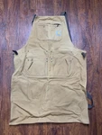 Carhartt Firm Duck Apron Carpenter Brown Tan Tool Pockets 100% Cotton Sz Os. Fixed Price $50.99.