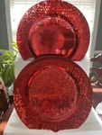 August And Leo Charger Plates. Fixed Price $15.00.