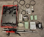 Leica Gps Gnss System 1200 Kit RX1210T, GX1230, AX1202, GFU15-2, Antennas, Poles. Fixed Price $995.00.