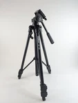 Genuine Velbon (DF-40) Tripod W/ Bag -black Portable 3-WAY Pan Head Photo/video. Fixed Price $19.99.