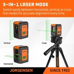 Jorgensen 100FT Laser W/tripod Dual Modules Self Leveling Cross Line. Fixed Price $43.99.