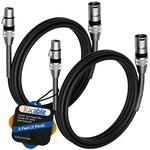 Xlr To (6 Feet, 2 Pack) Multiple Premium Microphone Cables, Heavy Duty. Fixed Price $23.15.