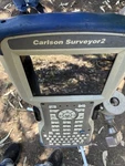 Carlson SURVEYOR2 Surveying Data Collector Controller Handheld W/ Tripod Stand. Fixed Price $950.00.
