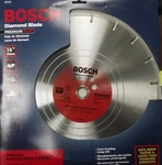 Bosch DB1467 Premium Plus 14" Wet Cutting Segmented Diamond Saw Blade. Fixed Price $60.00.