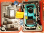 Sokkia SET530R3 Reflectorless Total Station With Red Tech Ii. Case, Etc.. Fixed Price $1285.00.