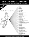 Universal Detector Bracket,laserline Lenker ROD,TOPCON,SPECTRA,LEVEL,UB-1. Fixed Price $69.00.