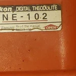 Nikon Digital Theodolite With Case, Model NE-102, Mpn. Fixed Price $725.00.