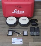 Leica Dual GS14 Gps Glonass Galileo Gnss Rtk Base & Rover Receiver W/ Uhf Radios. Fixed Price $3295.00.
